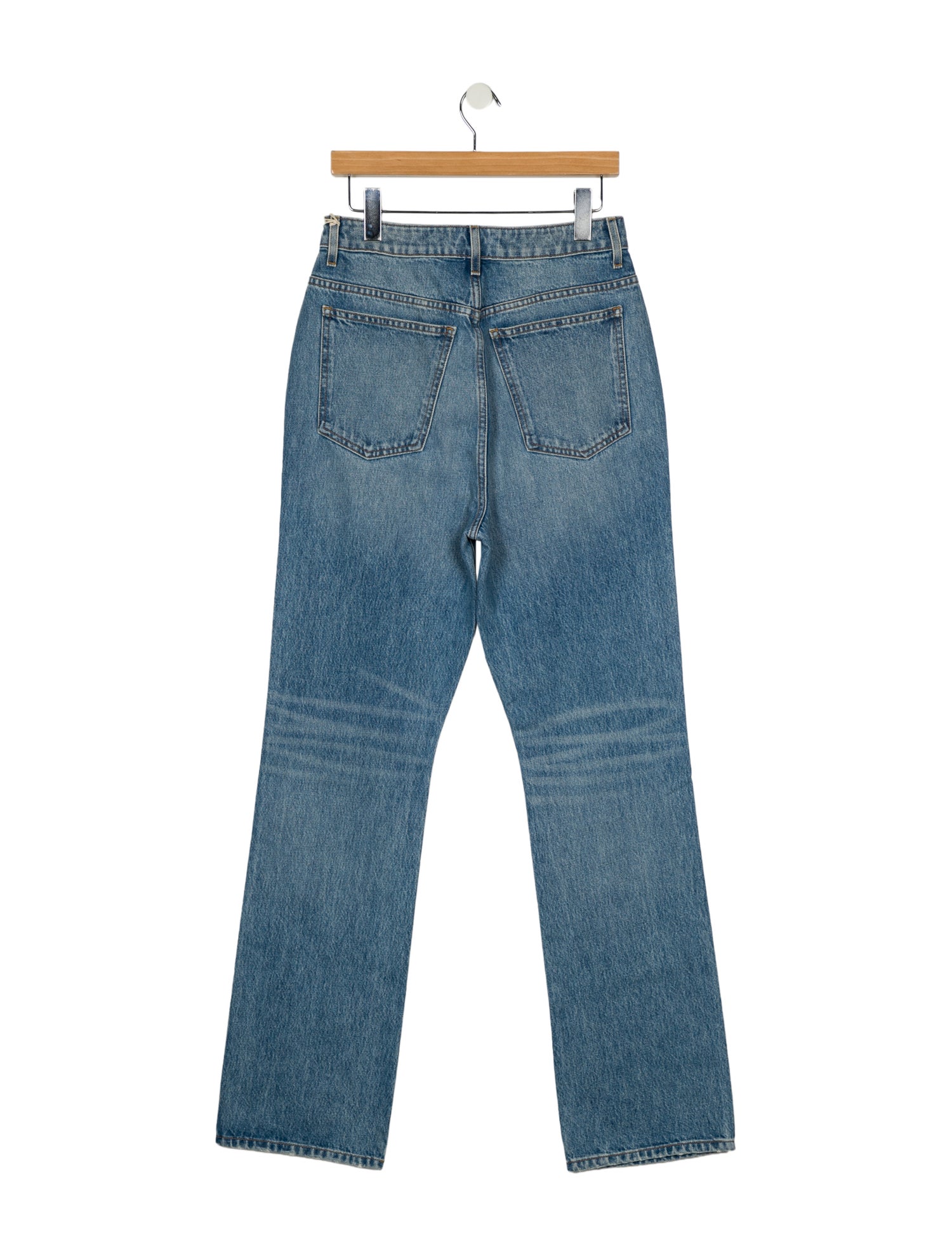 Khaite High-Rise Wide Leg Jeans