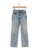 Khaite Mid-Rise Straight Leg Jeans
