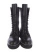Khaite Leather Combat Boots