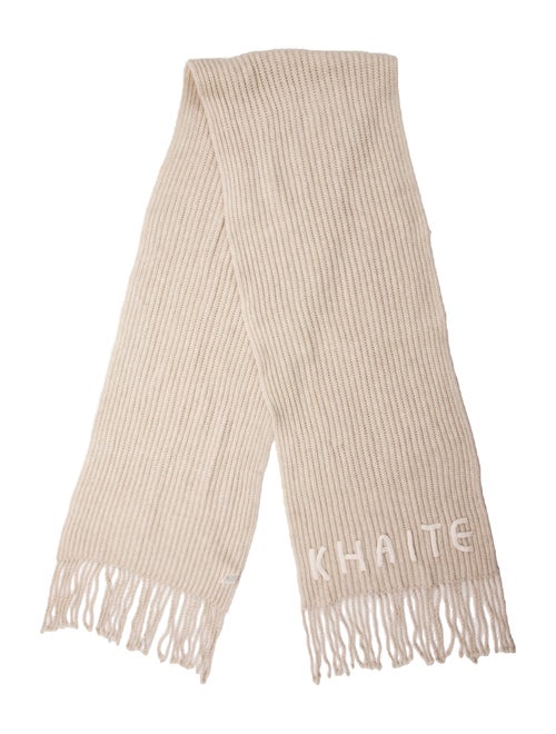 Khaite Cashmere Striped Scarf