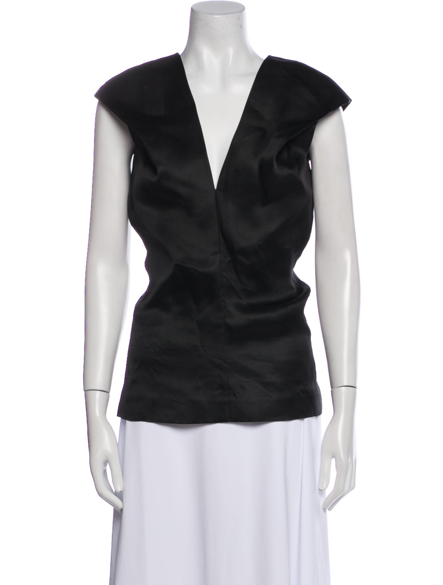 Khaite Silk V-Neck Top