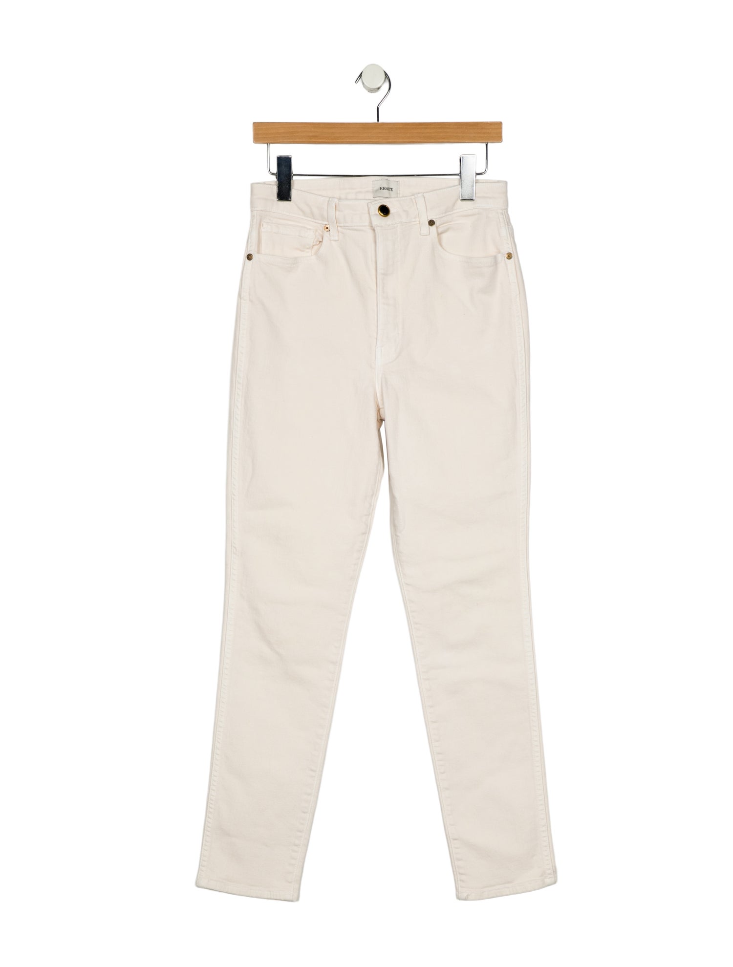 Khaite Mid-Rise Skinny Leg Jeans