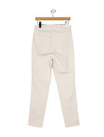 Khaite Mid-Rise Skinny Leg Jeans