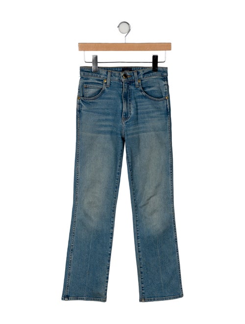Khaite Mid-Rise Straight Leg Jeans