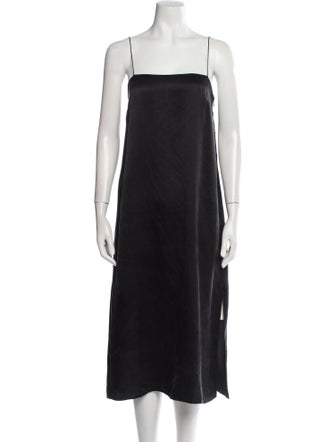 Khaite Silk Midi Length Dress