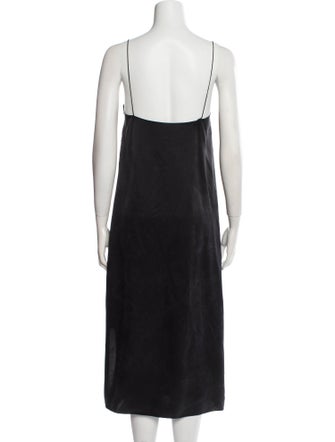Khaite Silk Midi Length Dress