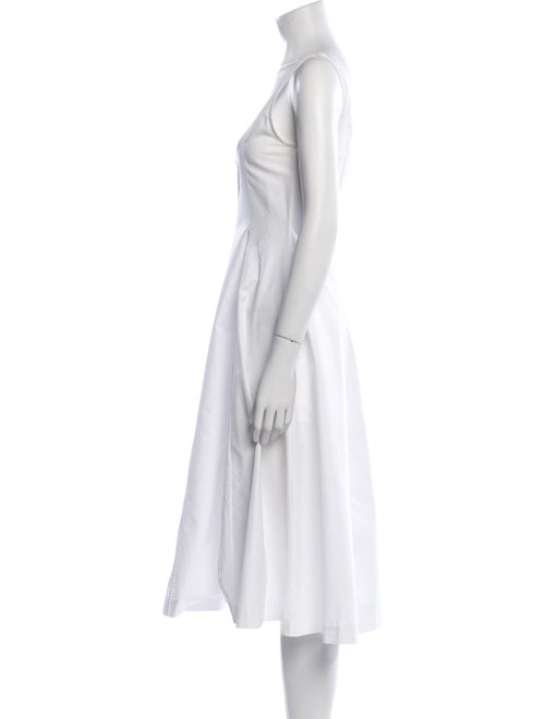 Khaite Square Neckline Midi Length Dress