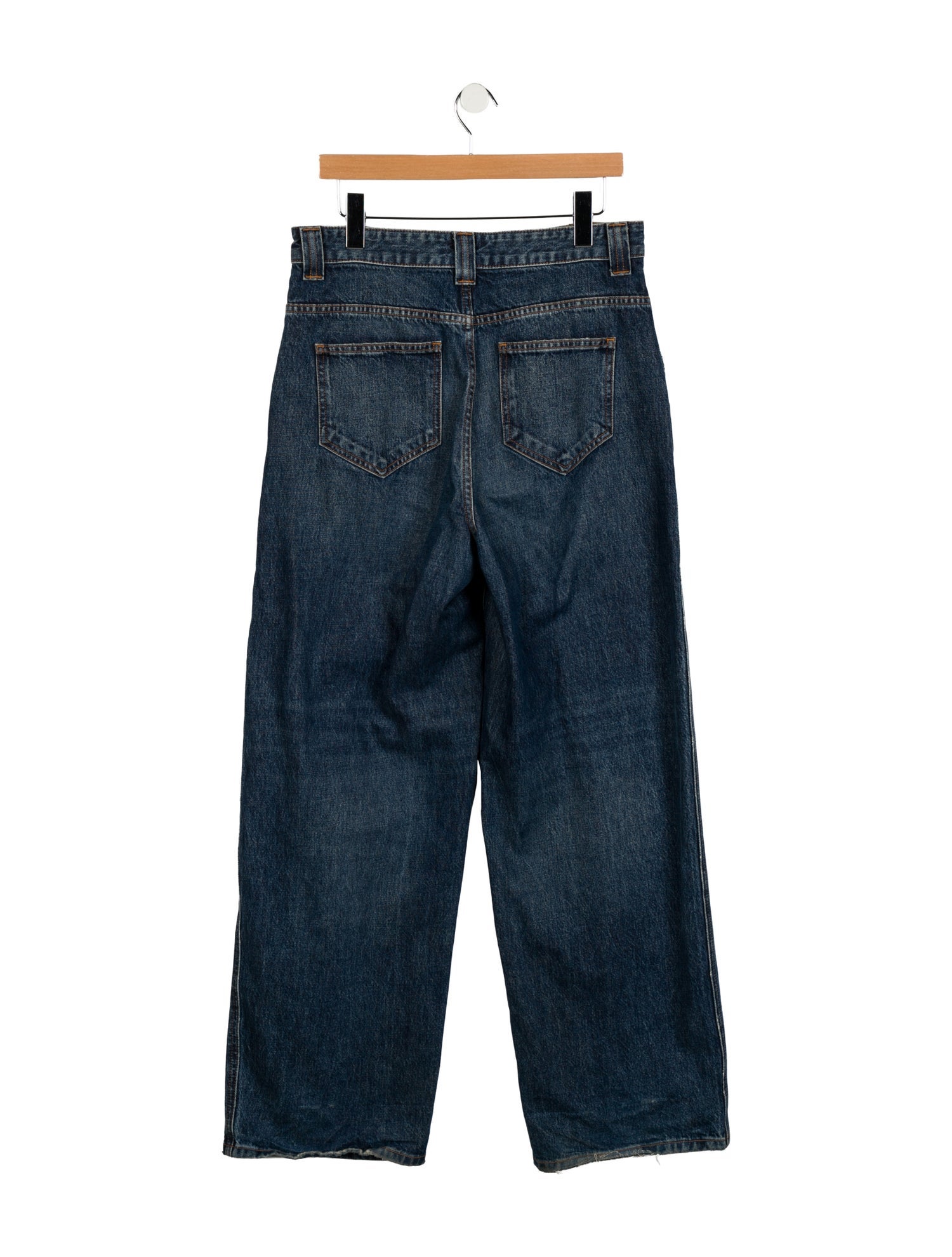 Khaite High-Rise Wide Leg Jeans