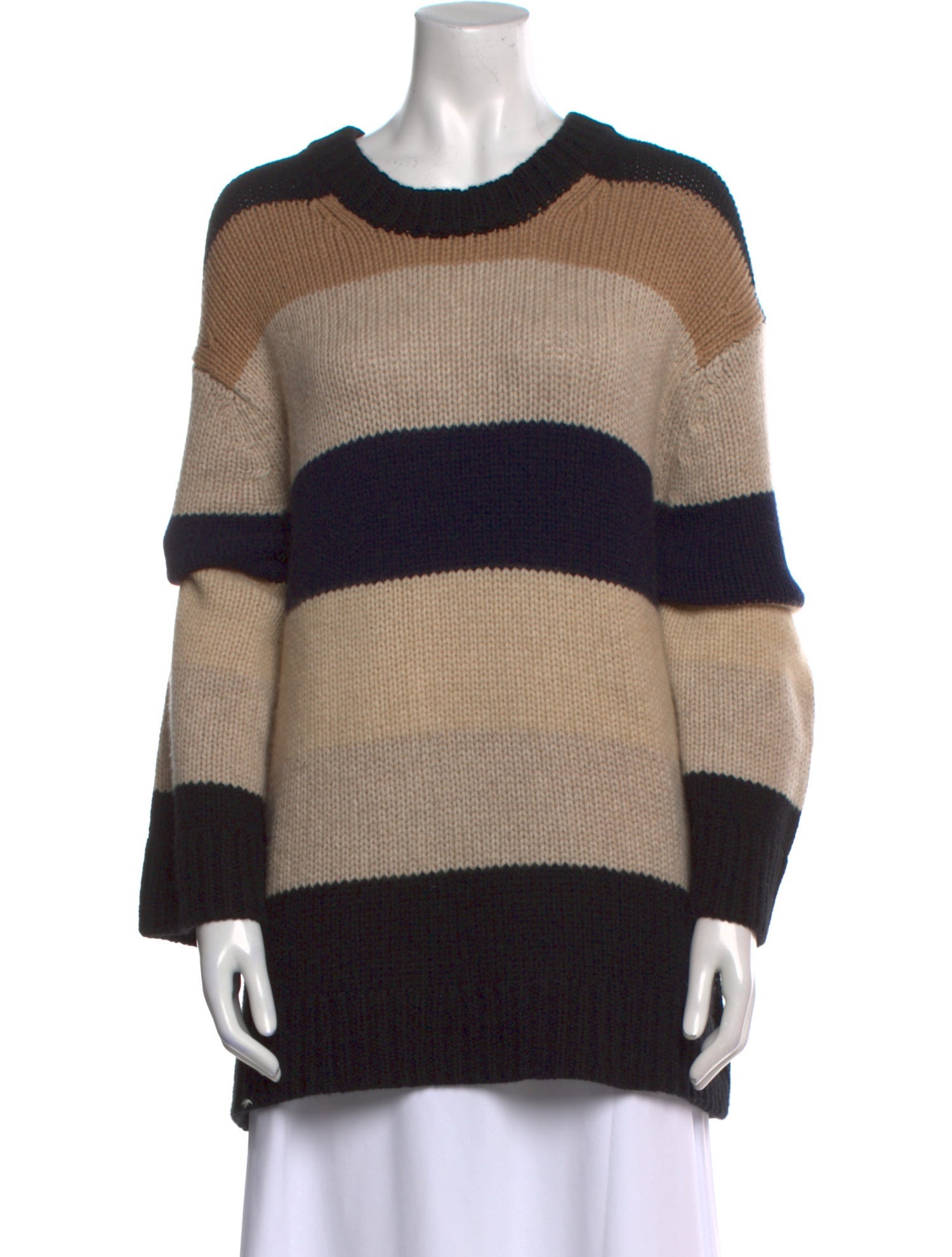 Khaite Cashmere Striped Sweater