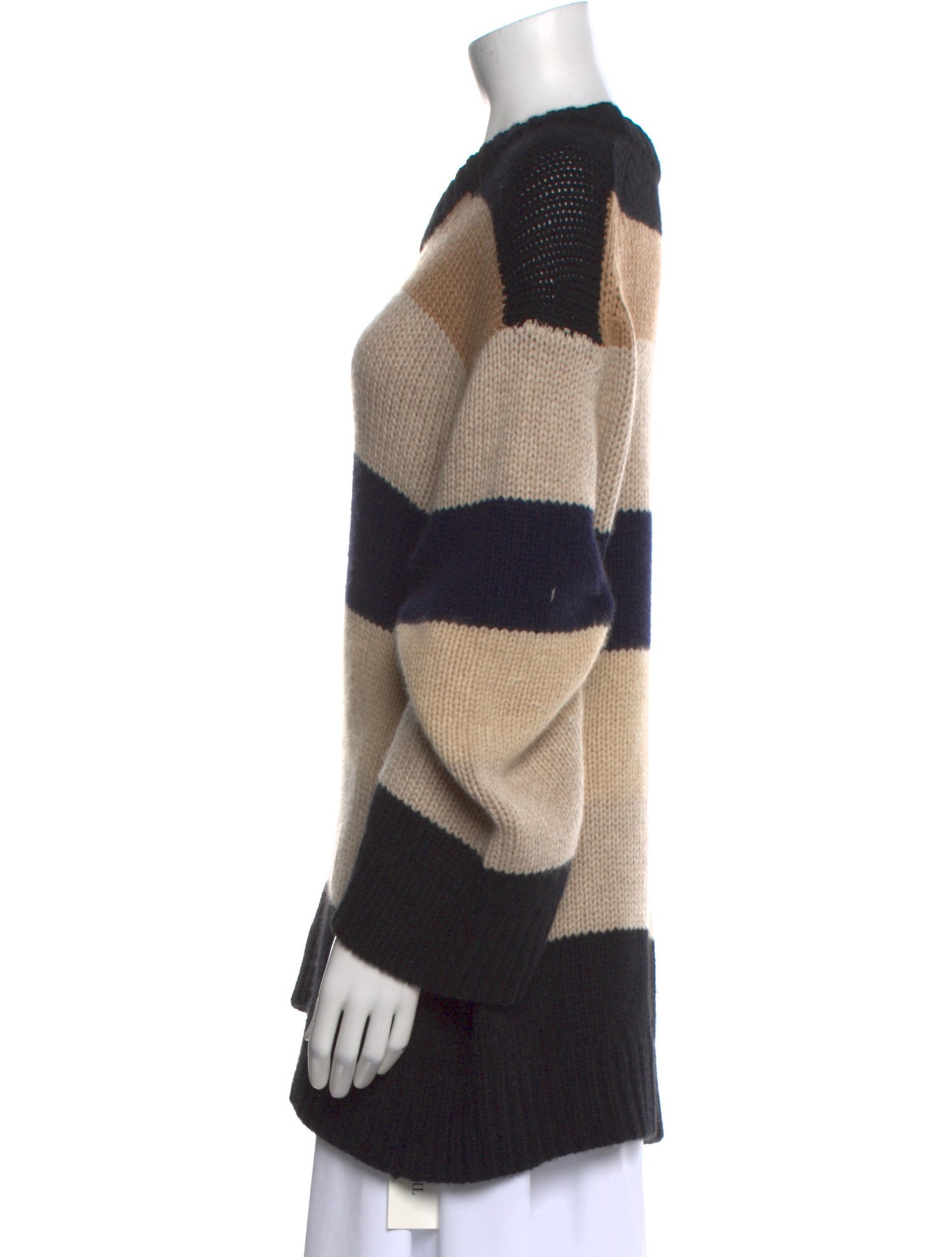 Khaite Cashmere Striped Sweater