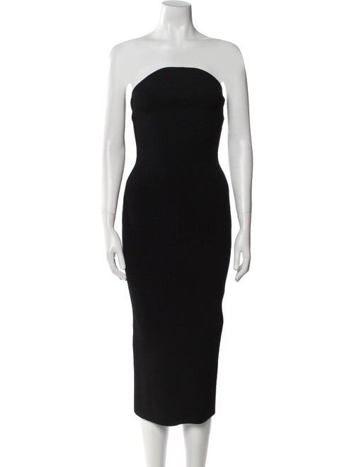 Khaite Strapless Midi Length Dress