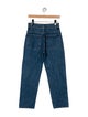 Khaite High-Rise Straight Leg Jeans