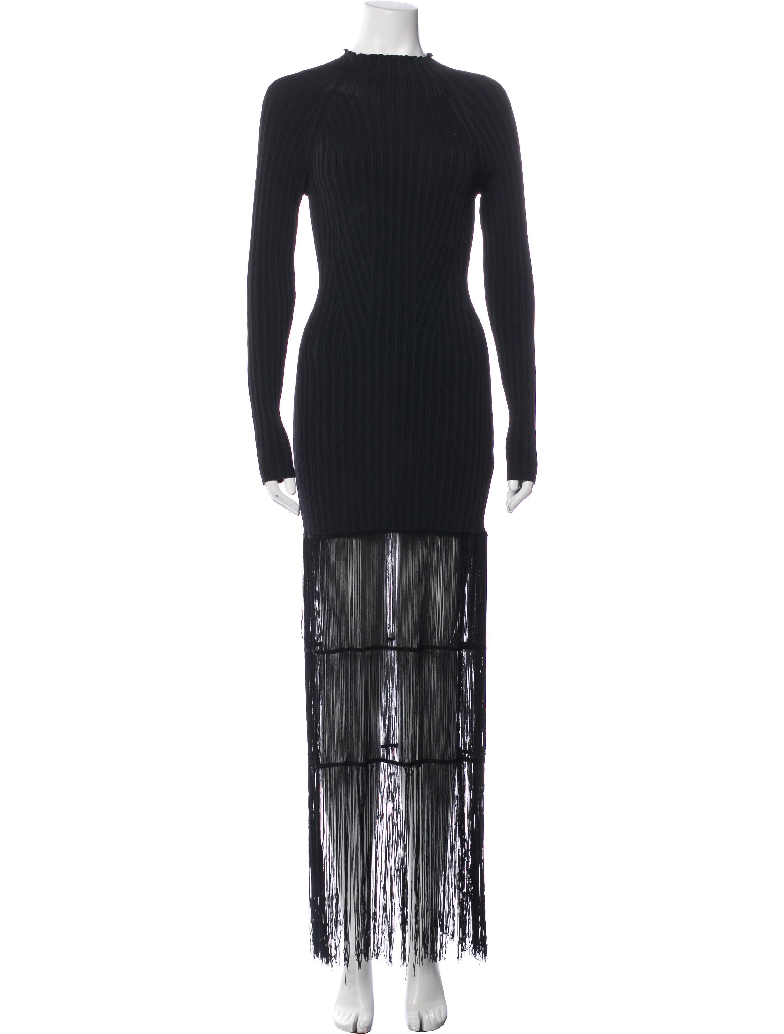 Khaite Mock Neck Mini Dress