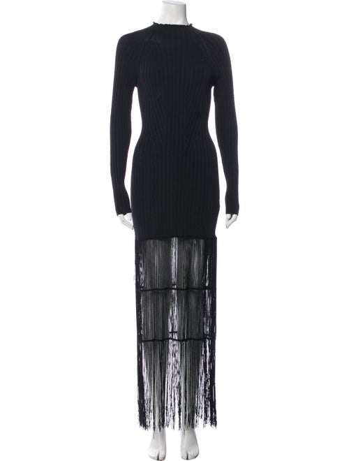 Khaite Mock Neck Mini Dress