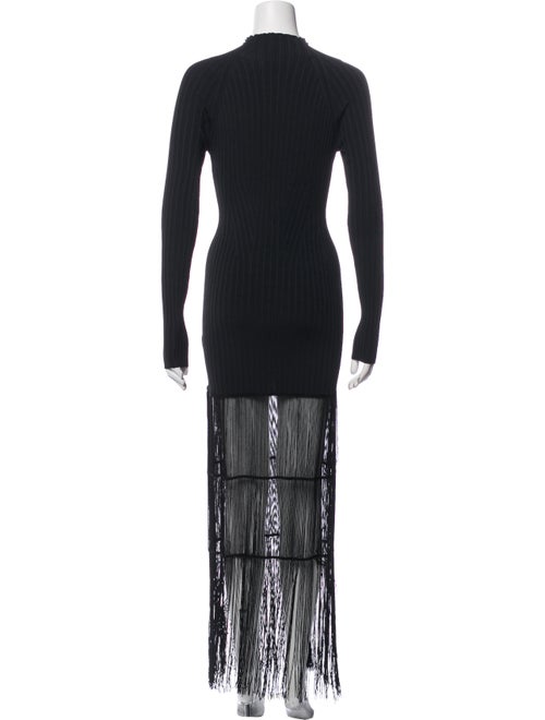 Khaite Mock Neck Mini Dress