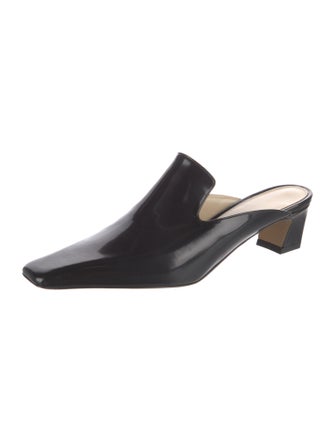 Khaite Patent Leather Mules