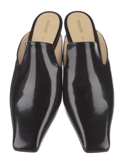 Khaite Patent Leather Mules