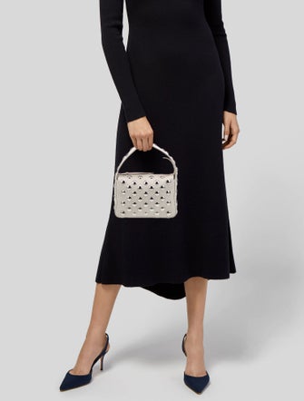 Khaite Leather Top Handle Bag