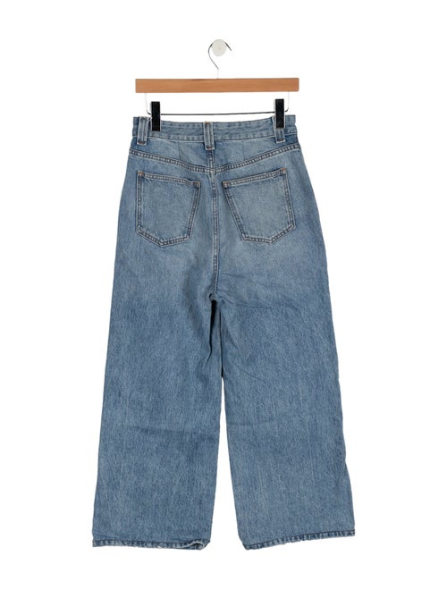 Khaite High-Rise Wide Leg Jeans
