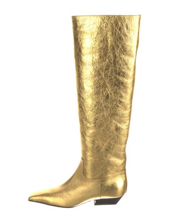 Khaite Leather Riding Boots