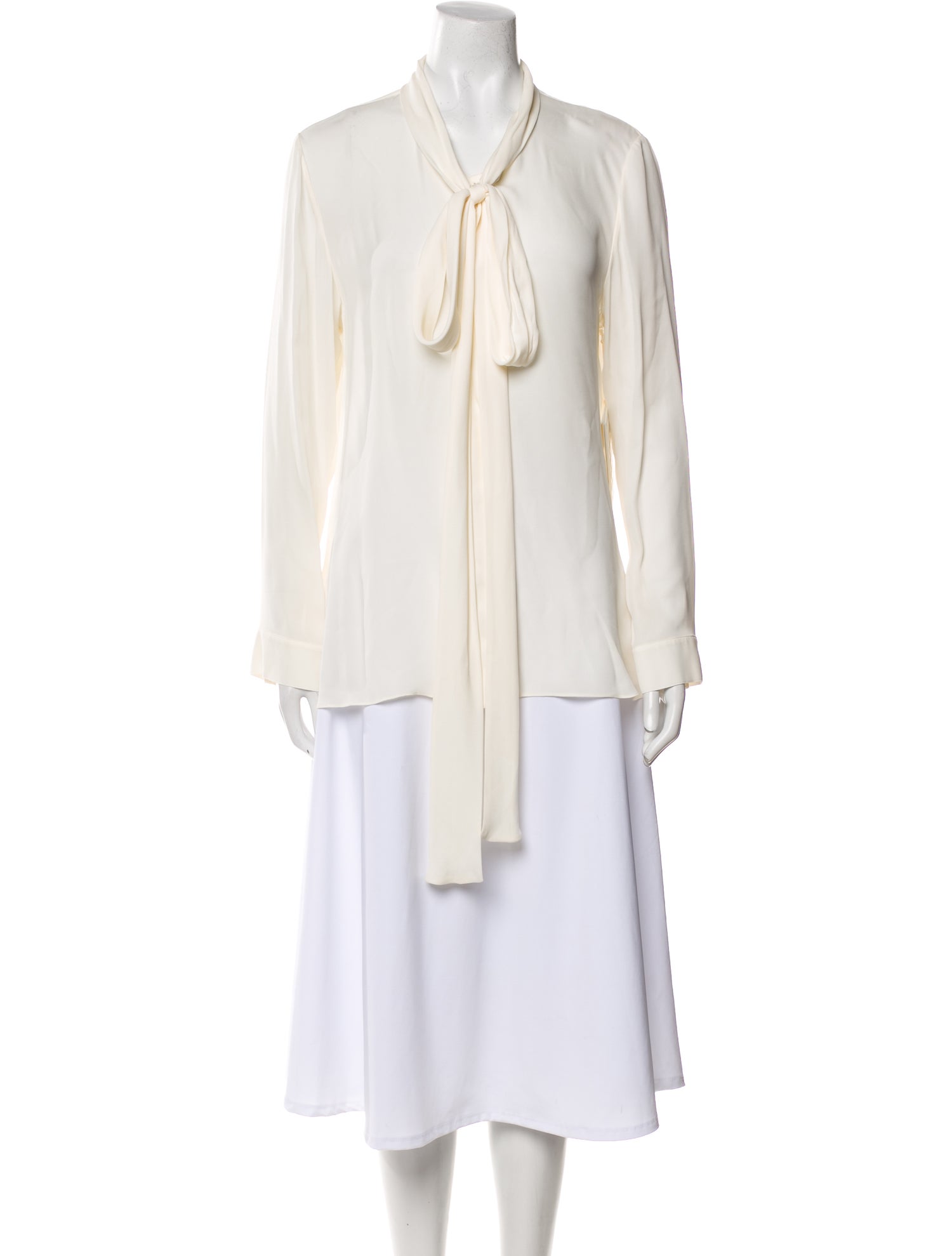 Khaite Silk V-Neck Tunic w/ Tags