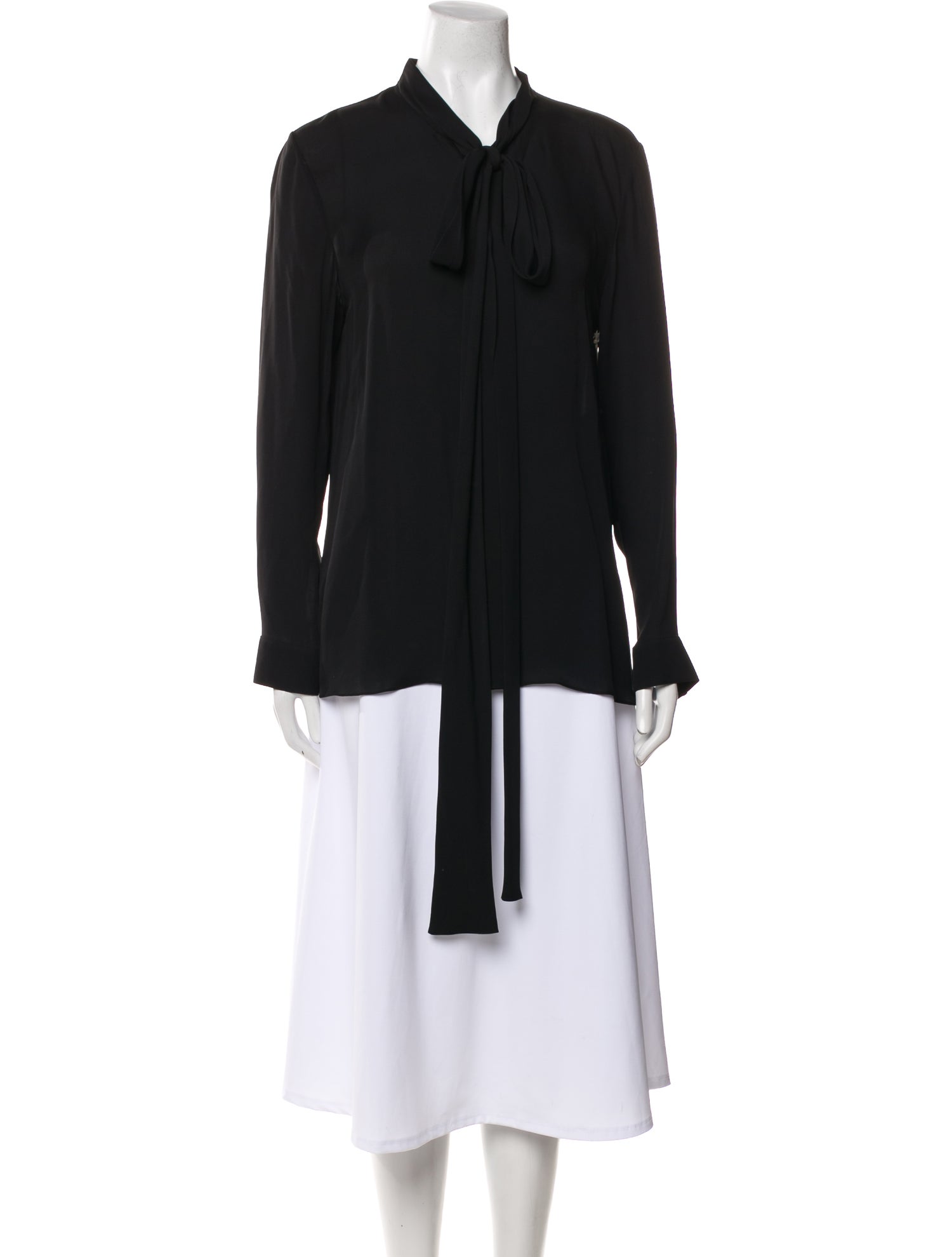 Khaite Silk V-Neck Tunic w/ Tags