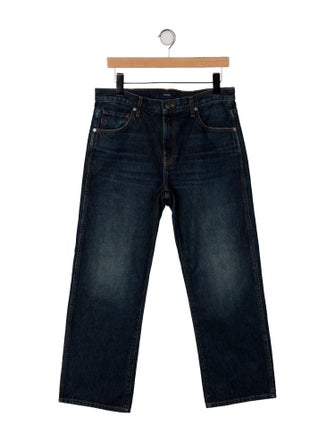 Khaite Mid-Rise Wide Leg Jeans