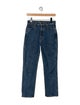 Khaite Mid-Rise Straight Leg Jeans