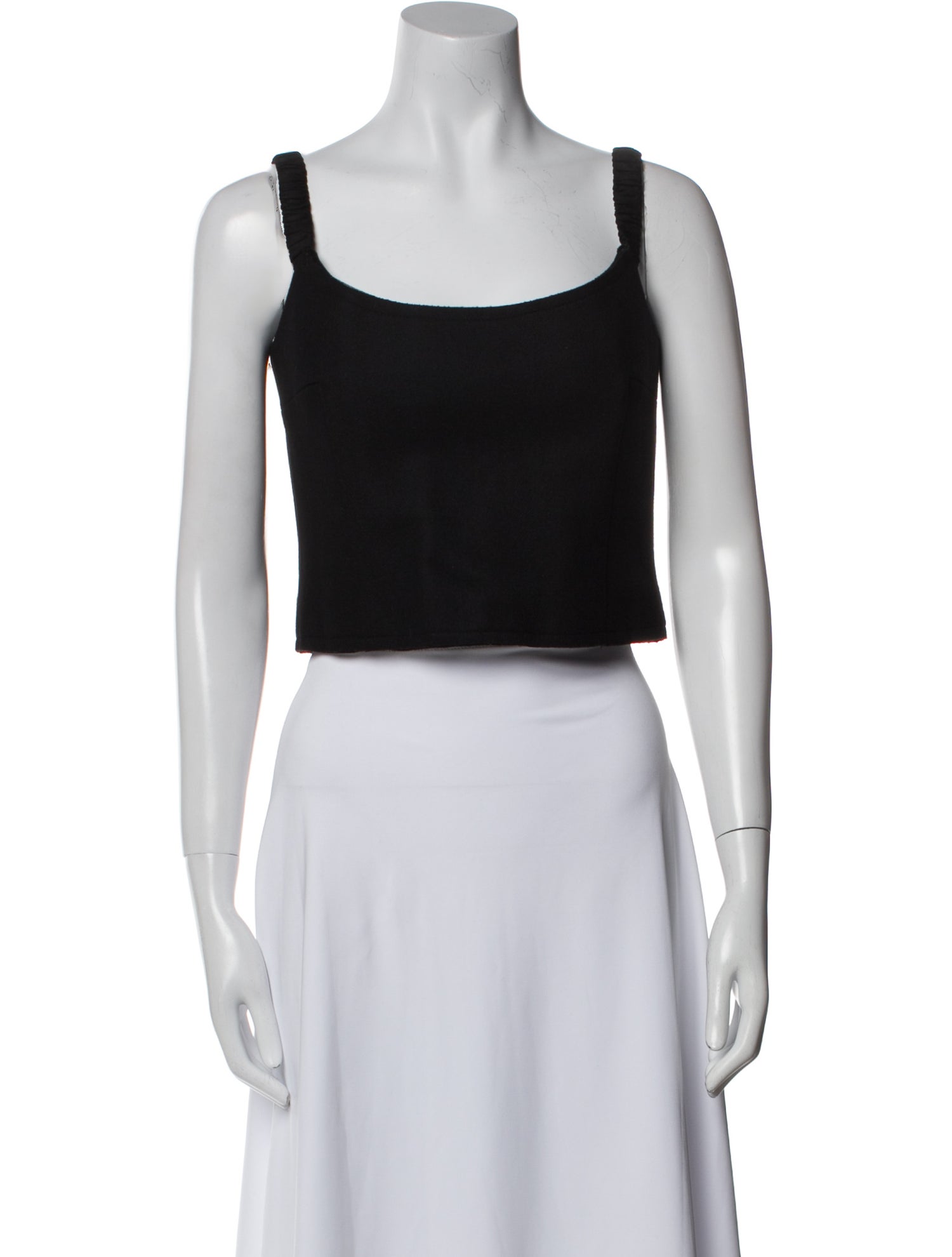 Khaite Virgin Wool Square Neckline Crop Top w/ Tags