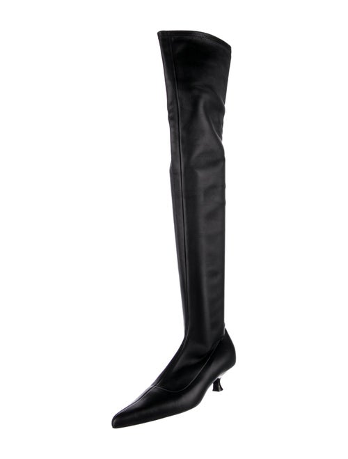 Khaite Leather Sock Boots