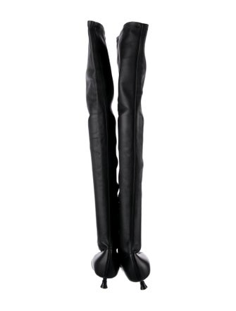 Khaite Leather Sock Boots