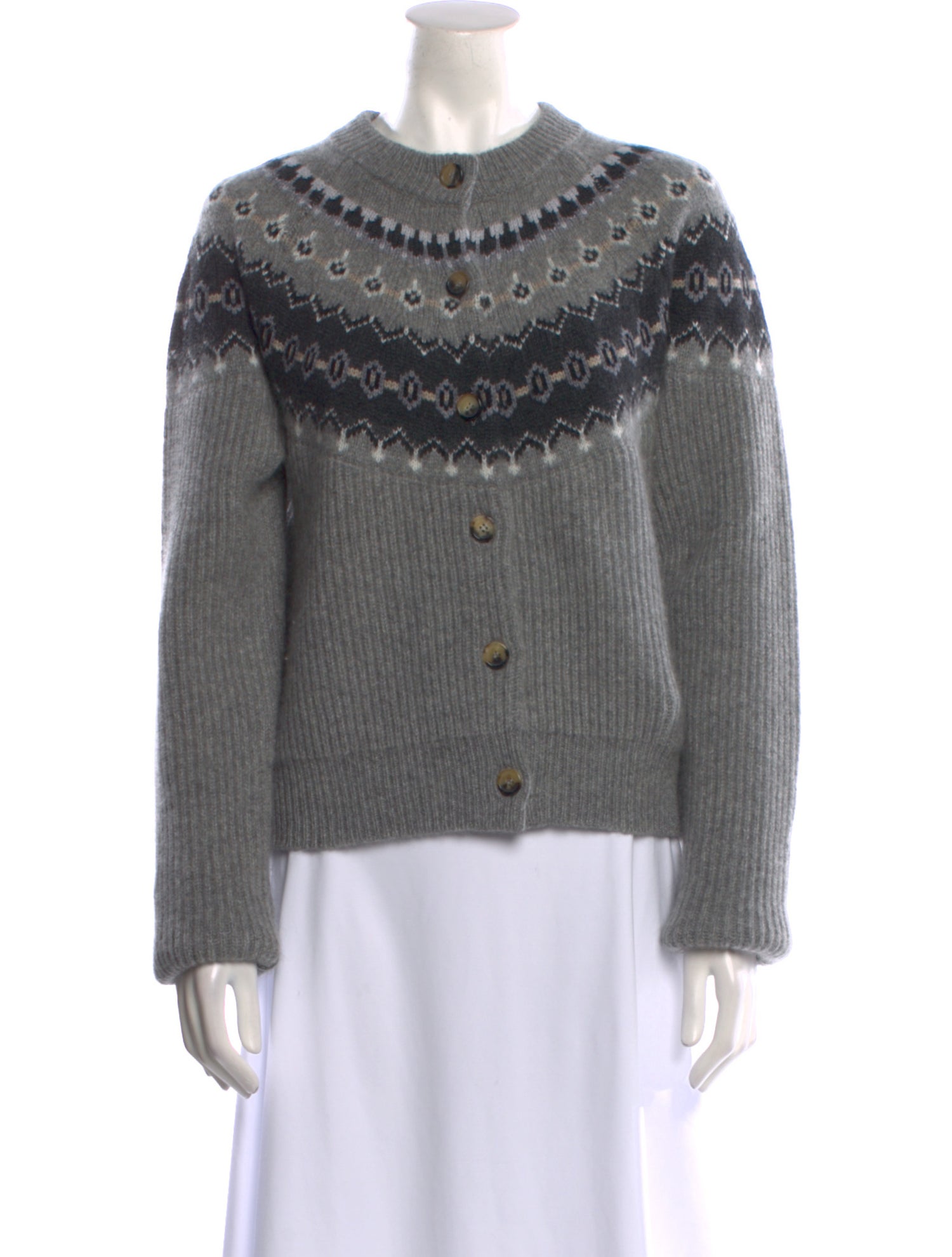 Khaite Cashmere Graphic Print Sweater w/ Tags