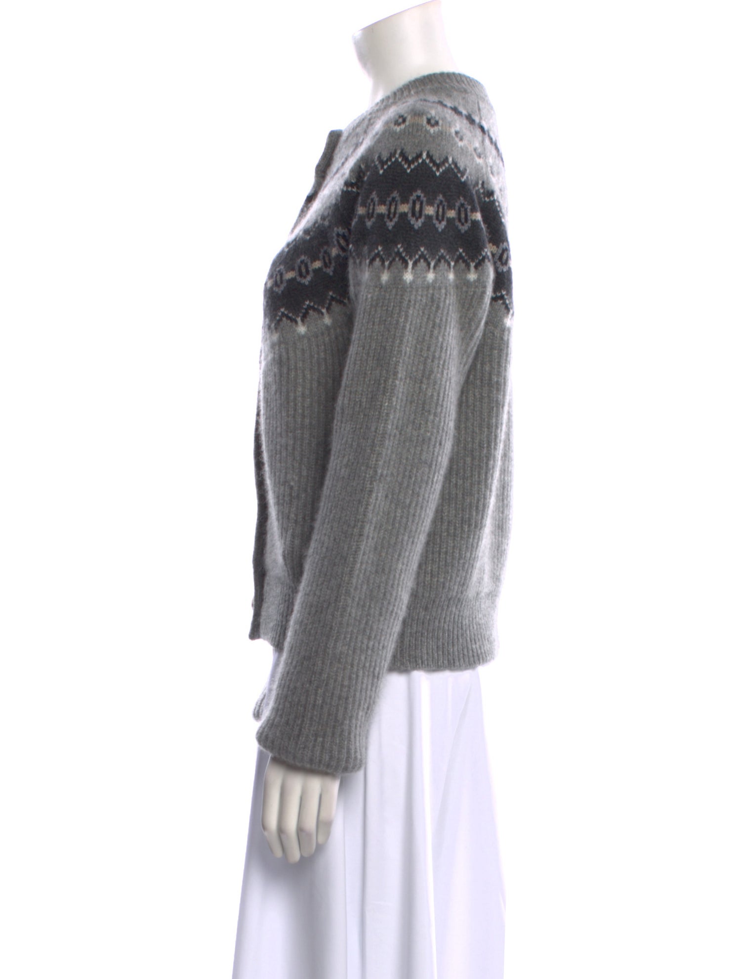 Khaite Cashmere Graphic Print Sweater w/ Tags