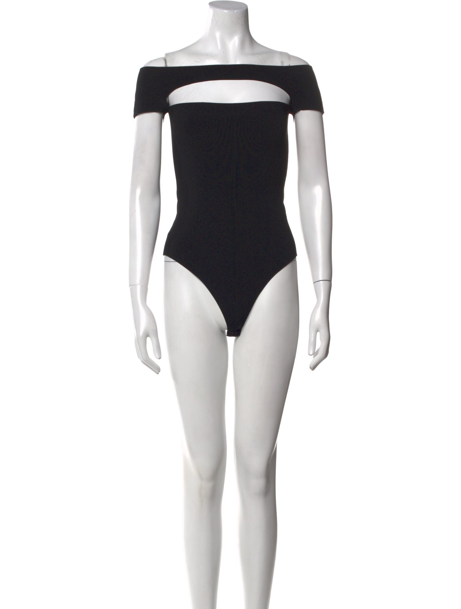 Khaite Off-The-Shoulder Short Sleeve Bodysuit