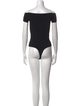 Khaite Off-The-Shoulder Short Sleeve Bodysuit
