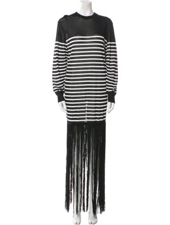 Khaite Striped Mini Dress