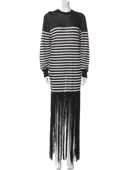 Khaite Striped Mini Dress