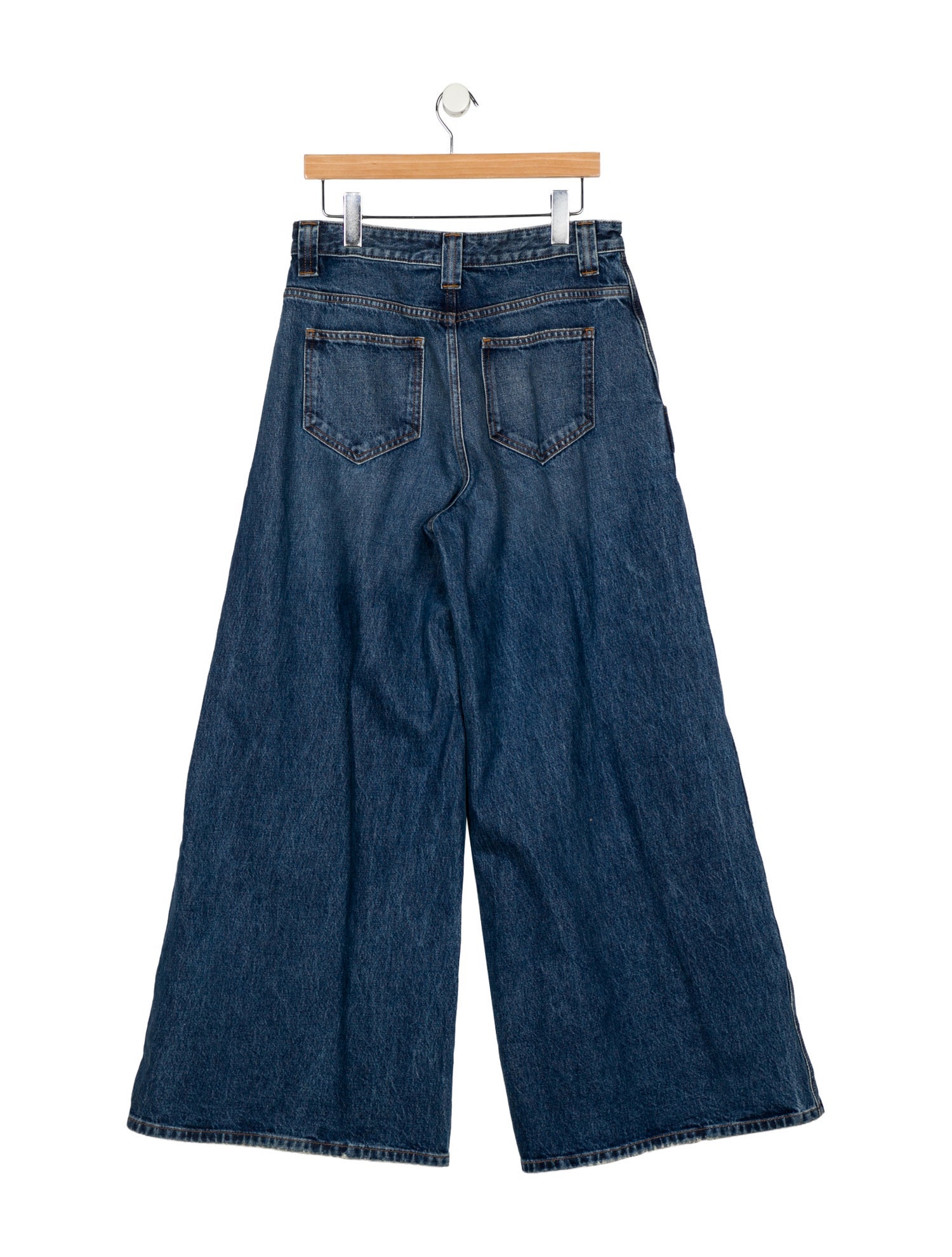 Khaite High-Rise Wide Leg Jeans