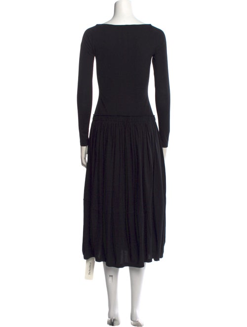 Khaite V-Neck Midi Length Dress