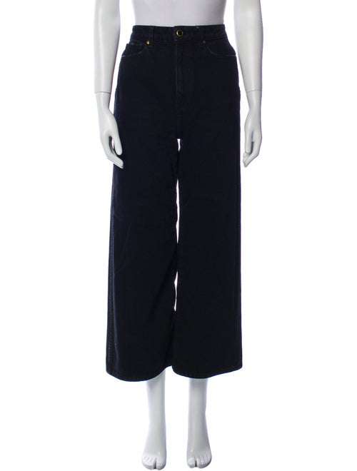 Khaite High-Rise Wide Leg Jeans