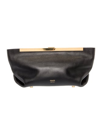 Khaite Leather Clutch