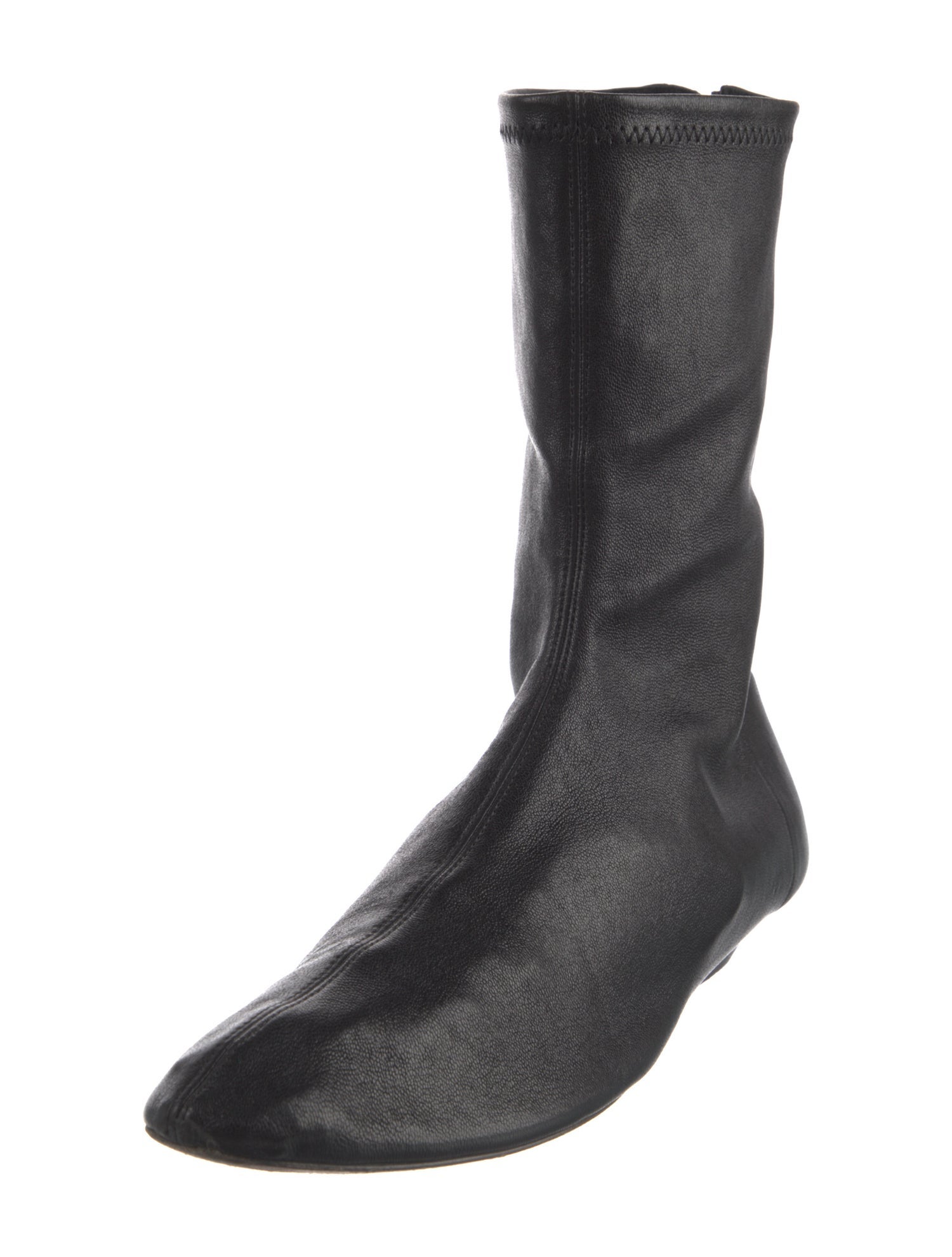 Khaite Leather Sock Boots