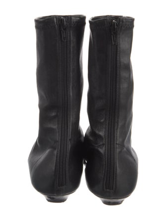 Khaite Leather Sock Boots