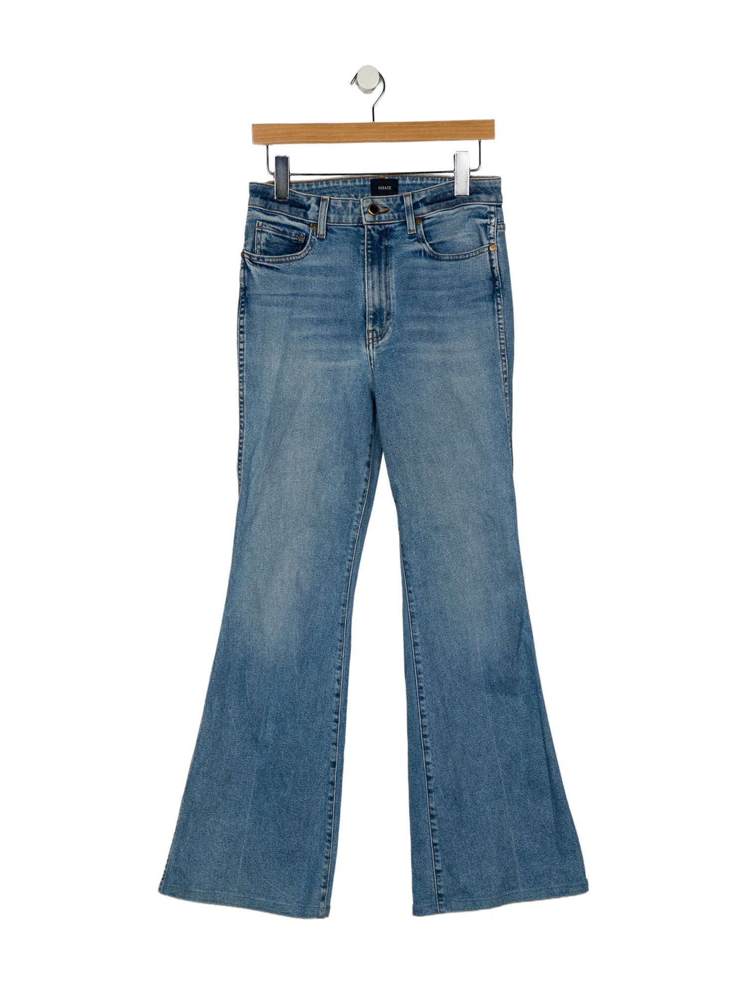 Khaite High-Rise Wide Leg Jeans