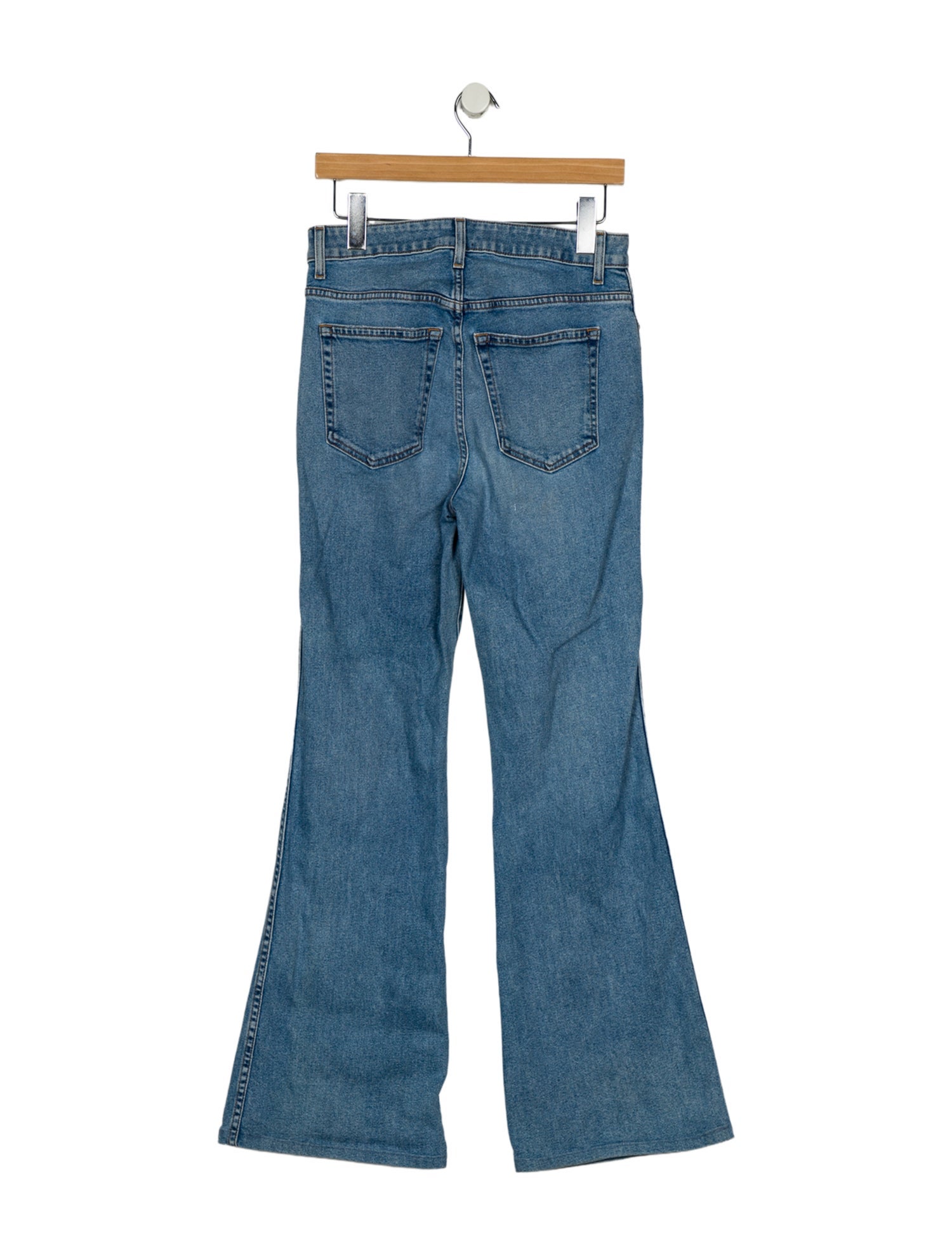 Khaite High-Rise Wide Leg Jeans