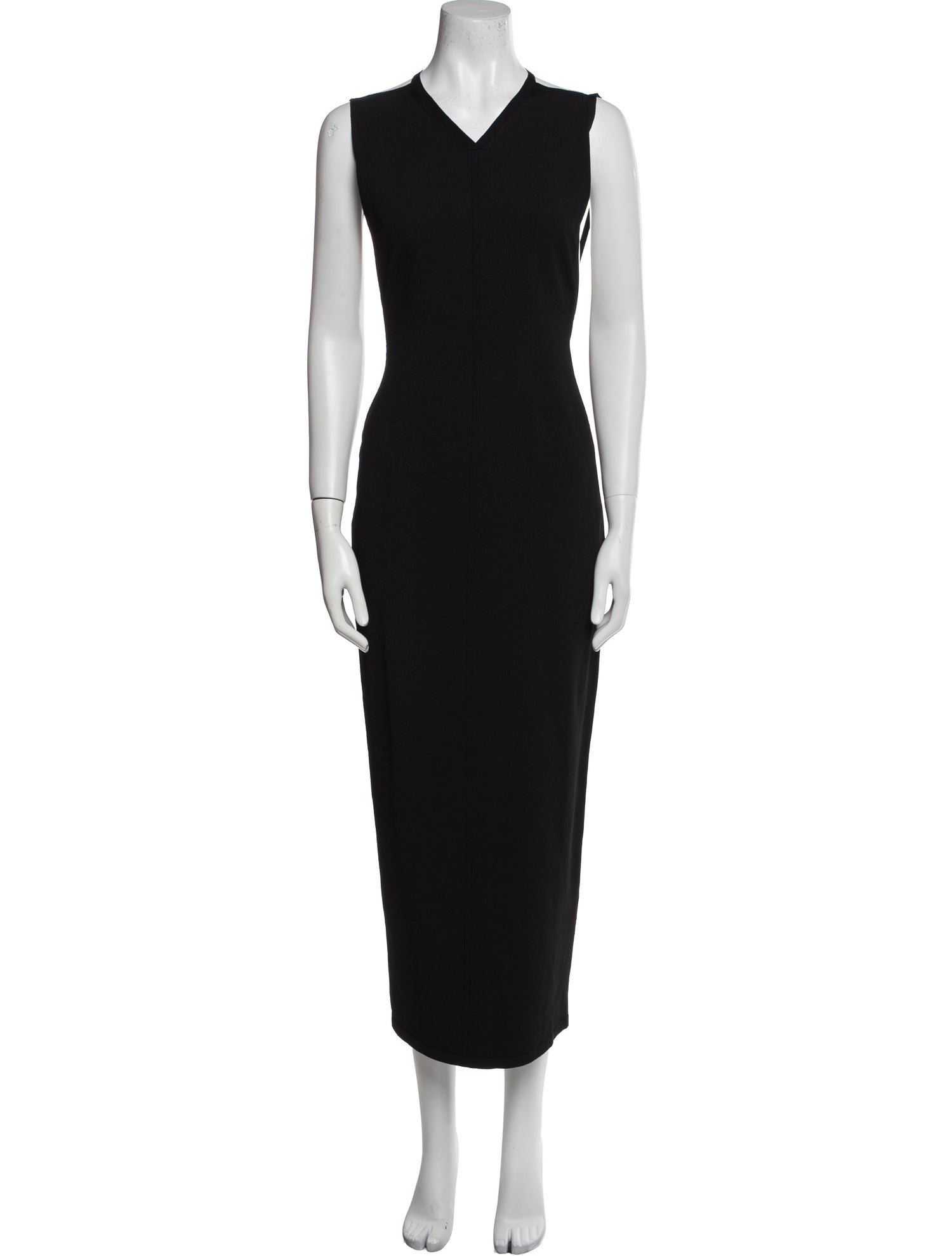 Khaite V-Neck Long Dress