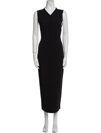 Khaite V-Neck Long Dress