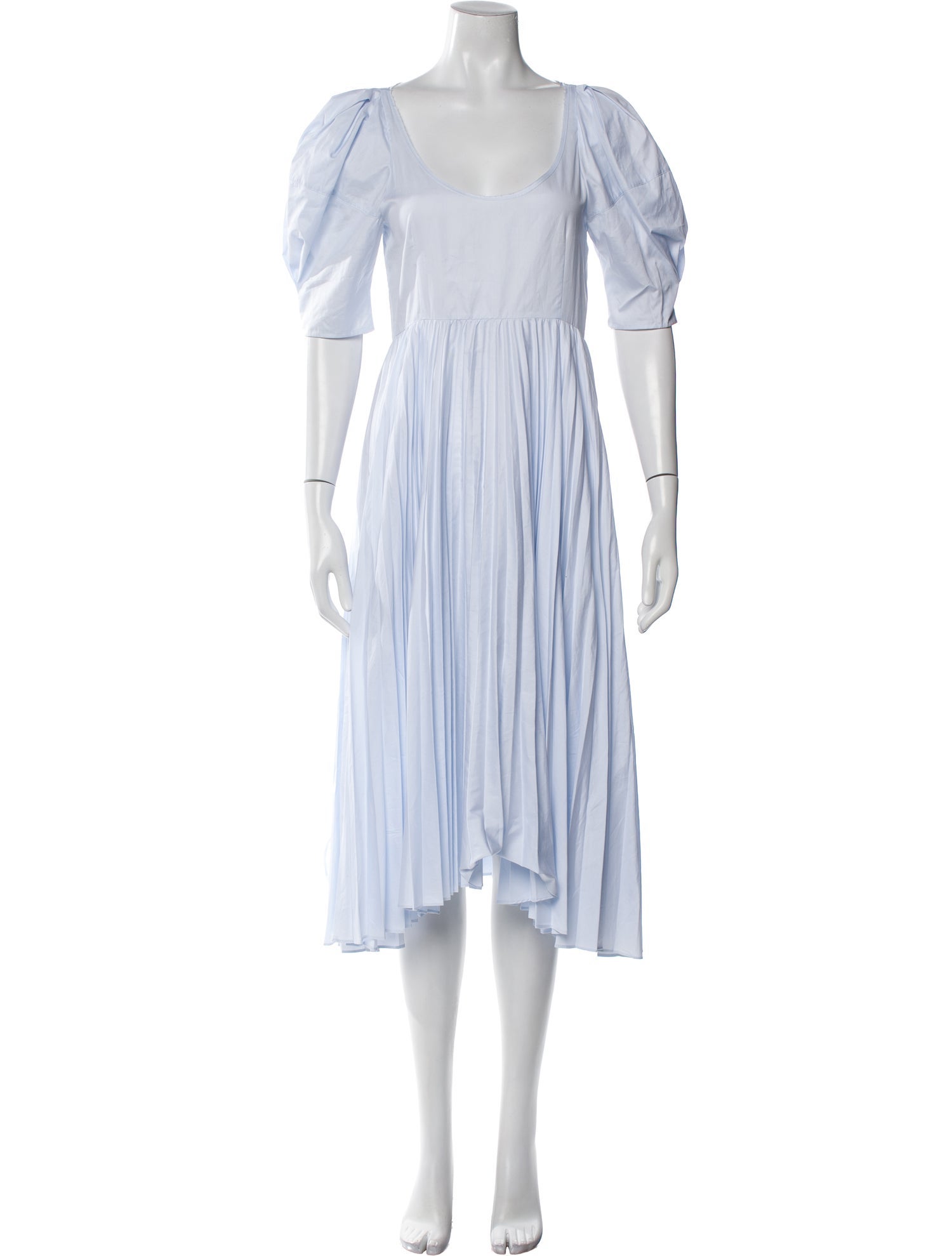 Khaite Scoop Neck Midi Length Dress