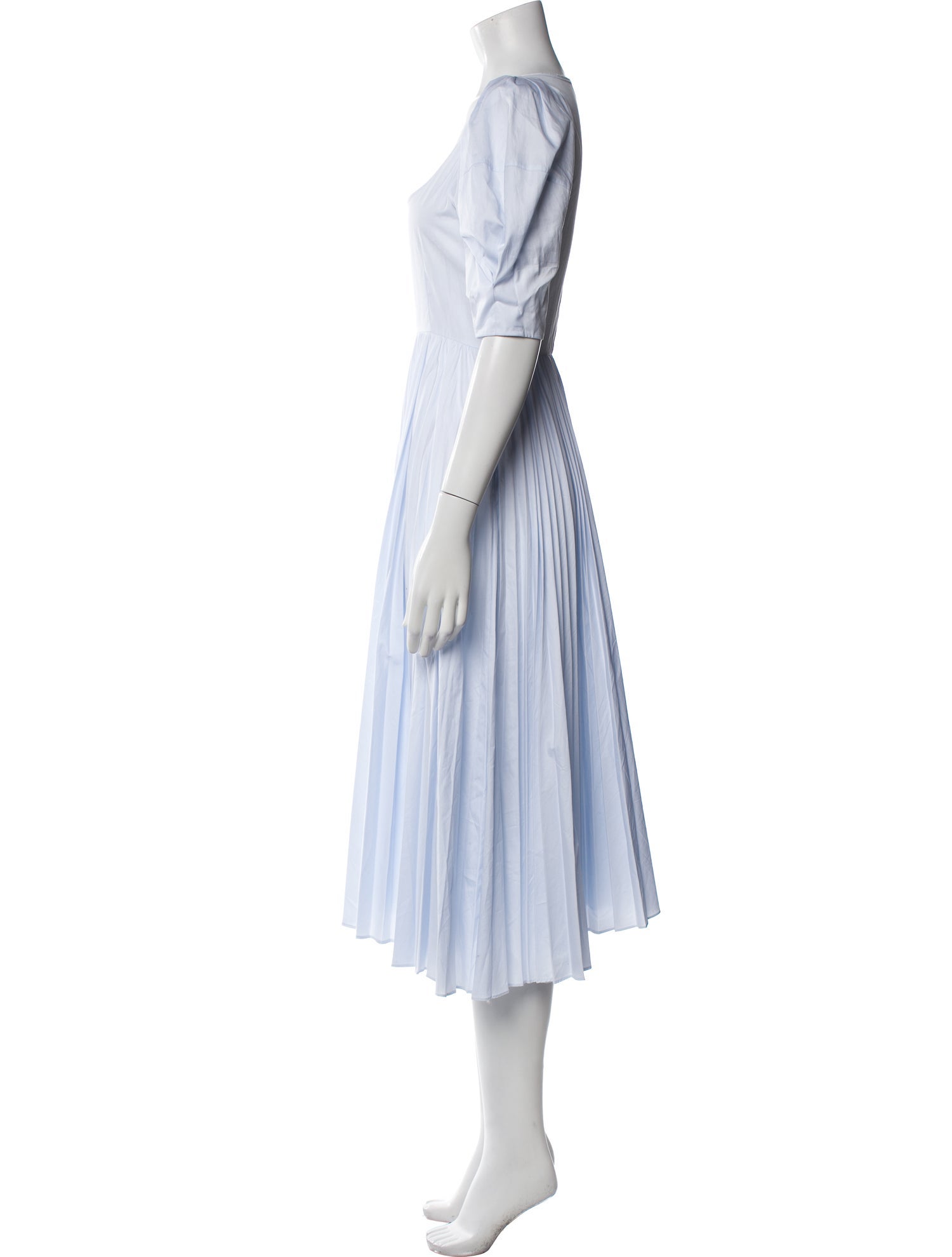 Khaite Scoop Neck Midi Length Dress