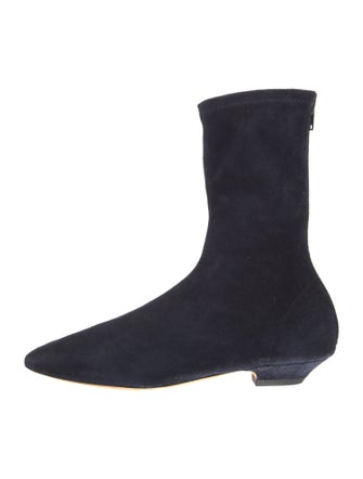 Khaite Suede Sock Boots